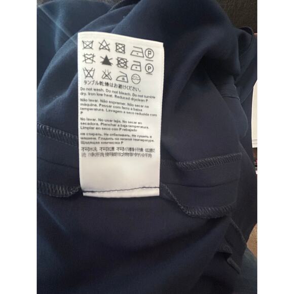 ESCADA Cowl Neck Knee-Length Disabell Dress in Midnight Blue - Picture 9 of 11